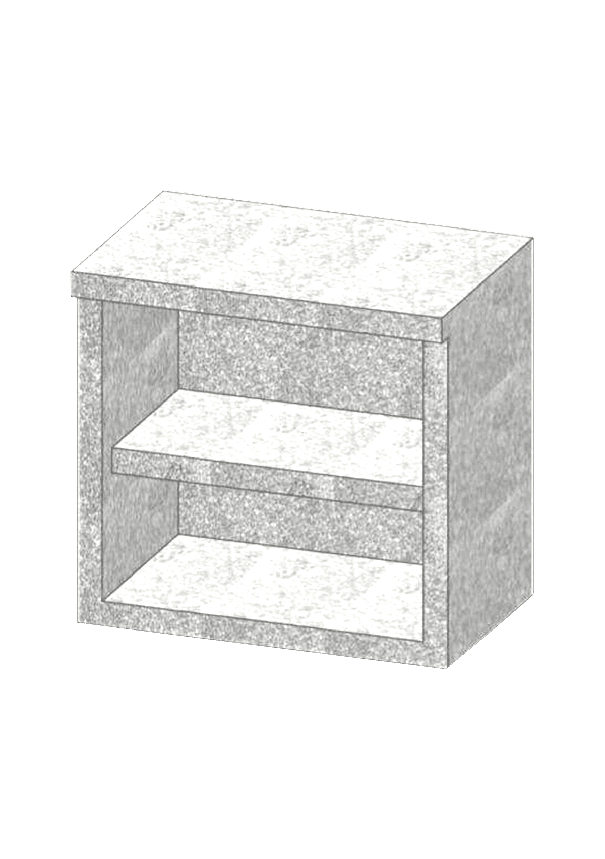 Модуль стол разделочный полированный бетон